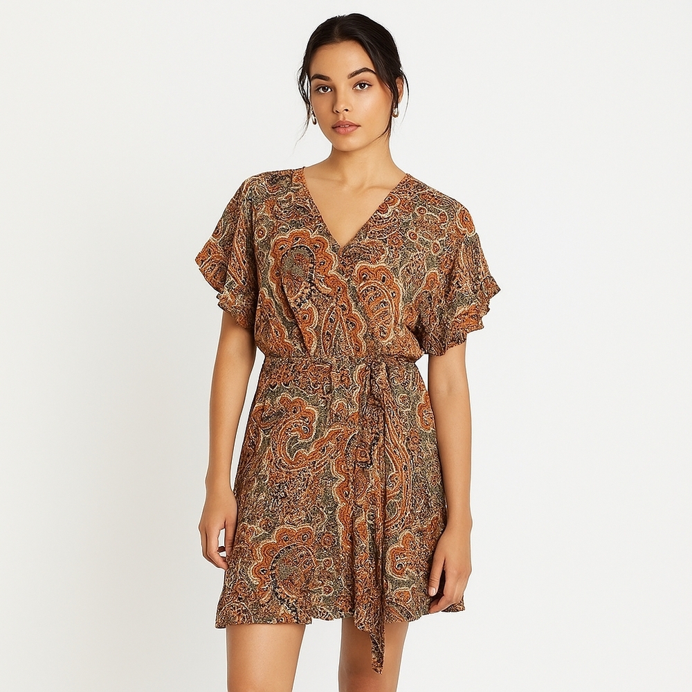 Plenty By Tracy Reese 100% Silk Mini Dress Women's Sz Small